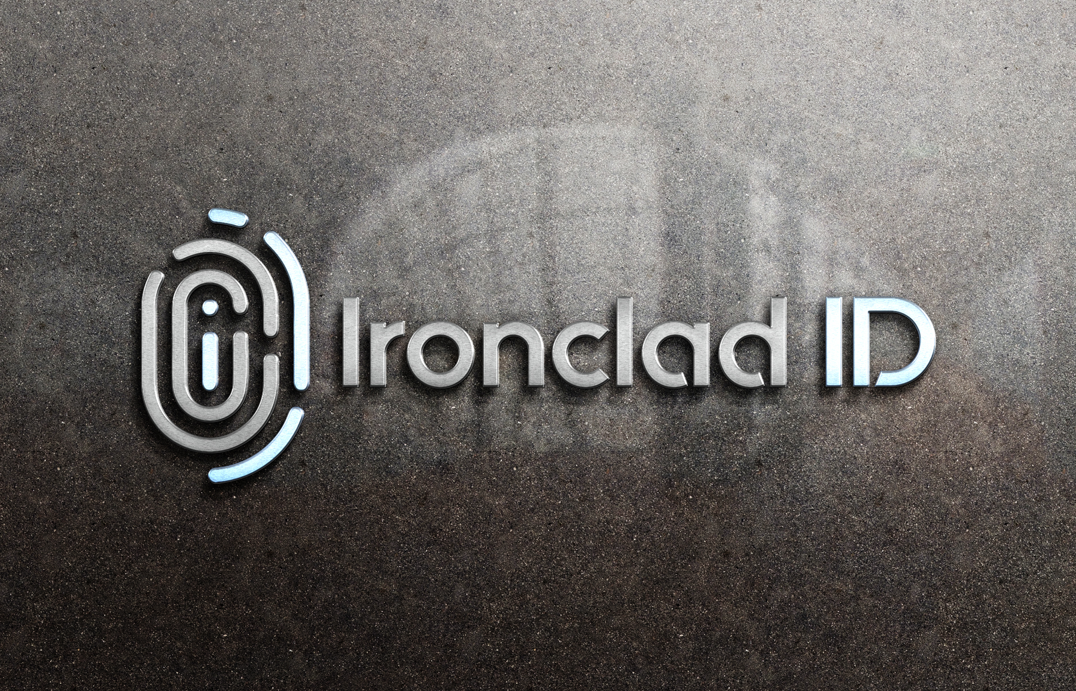 Ironclad ID brand — 3D wall sign